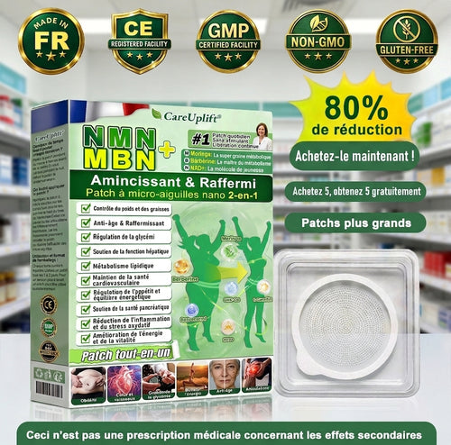 🔥 𝐂𝐚𝐫𝐞𝐔𝐩𝐥𝐢𝐟𝐭® 𝐏𝐚𝐭𝐜𝐡 𝐦𝐢𝐜𝐫𝐨𝐧é𝐞𝐝𝐥𝐞 𝟏𝟎-𝐞𝐧-𝟏 𝐦𝐢𝐧𝐜𝐞𝐮𝐫 𝐞𝐭 𝐟𝐞𝐫𝐦𝐞𝐭é